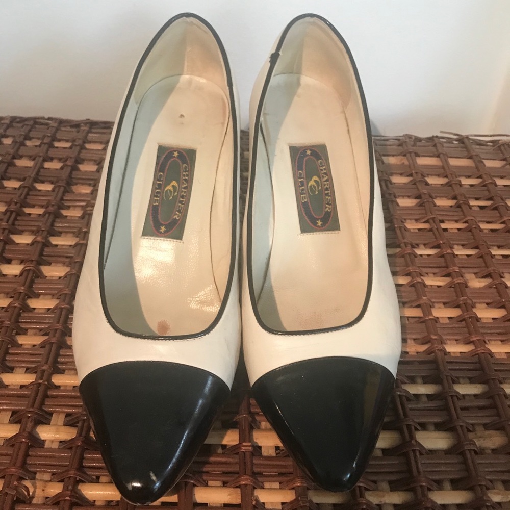 Vintage Cap Toe Pumps
